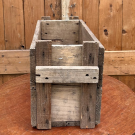 Houten kist legerkist Frankrijk origineel accu