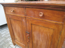 Commode brocante bruin origineel VERKOCHT