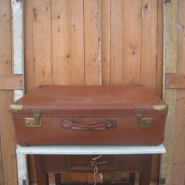 Koffer bruin origineel 75 x 50 cm