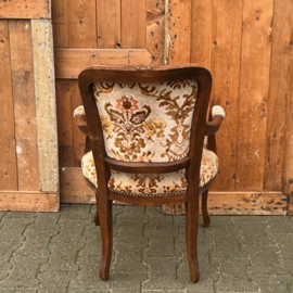 Luie stoel fauteuil Louis XV stijl VERKOCHT