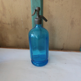 Spuitwaterfles blauw Hilversum sodafles