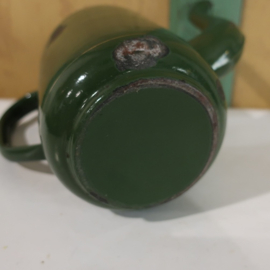 Pot emaille koffiepot groen 20 cm VERKOCHT