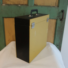 LP koffer vinyl platenkoffer retro vintage VERKOCHT