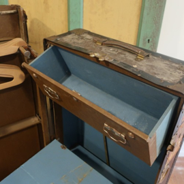 Reisgarderobe reiskoffer steamtrunk VERKOCHT