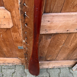 Peddel 125 cm roeispaan spaan hout decoratie