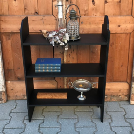 Boeken kast schappen kast zwart 60 cm breed