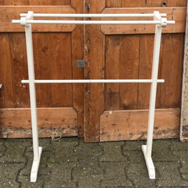 Wasrek origineel hout creme handdoek droogrek