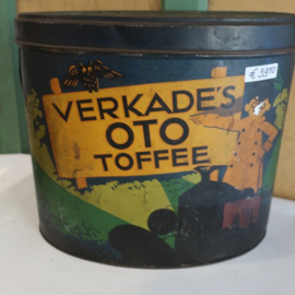 Blik winkelblik Verkade OTO Toffee VERKOCHT