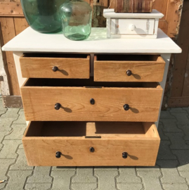 Commode ladekast wit 100,5 cm VERKOCHT