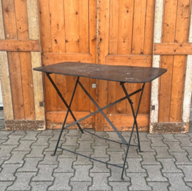Tuintafel bistrotafel metaal zwart opklapbaar