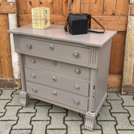 Ladekast lage kast taupe 3 laden VERKOCHT