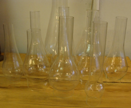 Glas olielamp diverse maten olielampglas