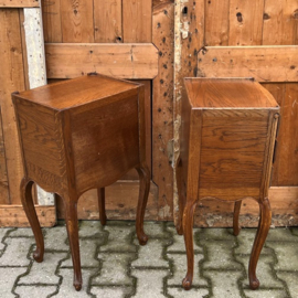 Nachtkastjes origineel Frankrijk brocante VERKOCHT