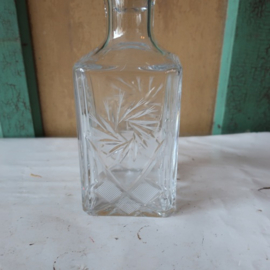 Karaf whisky fles met stop Engeland vierkant