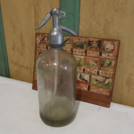 Spuitwaterfles sodafles blank glas origineel