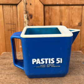 Waterkan kan Pastis 51 blauw plastic Frankrijk