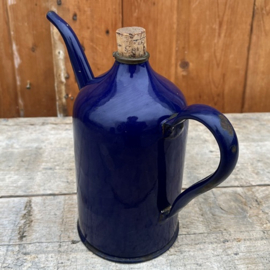 Emaille Petroleum kan 1 liter blauw metaal