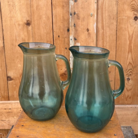 Karaf glas origineel groen Engeland kan VERKOCHT