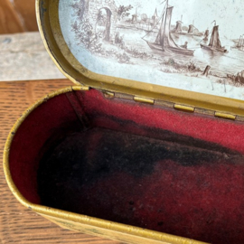 Lepel doos blikje Douwe Egberts 1954 VERKOCHT