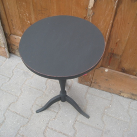 Wijntafel bijzet hal tafel grijs 51,5 cm VERKOCHT