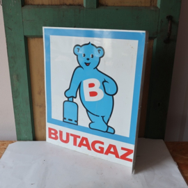 Wand plaat gevel bord Butagaz Frankrijk