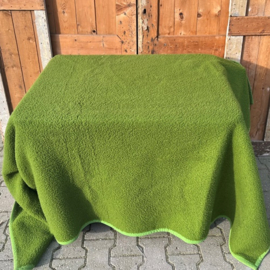 Deken polyester origineel groen creme 148 x 238