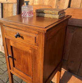 Hal kast nacht kastje hout origineel VERKOCHT