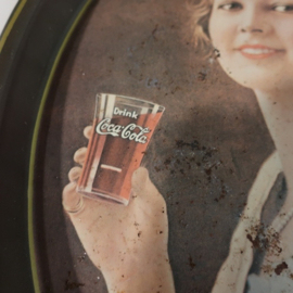 Dienblad Coca Cola serveerblad origineel bruin