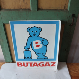 Wand plaat gevel bord Butagaz Frankrijk