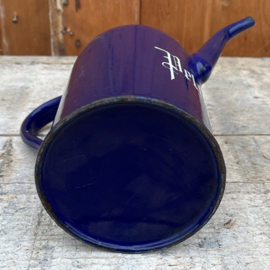 Emaille Petroleum kan 1 liter blauw metaal