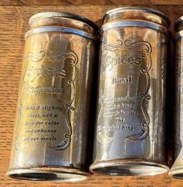 Kruiden pot silver plated storage container VERKOCHT