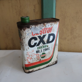 Olie blik olie drum Castrol motor oil barn found