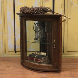 Vitrine kast sier kastje origineel pronk VERKOCHT