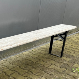 Bank tuinbank hout 219 sidetable VERKOCHT