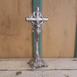 Crucifix kruis metaal standaard origineel 38 cm