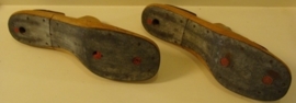 Schoenmakersschoen hout antiek origineel VERKOCHT