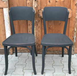 Bistrostoel Thonet cafestoel grijs VERKOCHT