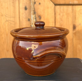 Pot stoof origineel bruin 15 cm VERKOCHT