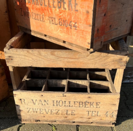 Flessenkrat hout flessenkist België 12 fles