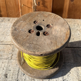 Spoel hout met draad origineel diameter 18 cm