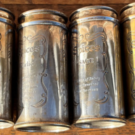 Kruiden pot silver plated storage container VERKOCHT