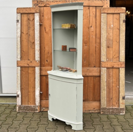 Boekenkast hoekkast Engeland 179 cm VERKOCHT