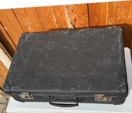 Koffer 50 x 33 x 14 cm zwart brocante