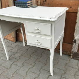 Buro bureau kinderbureau wit Queen Ann VERKOCHT