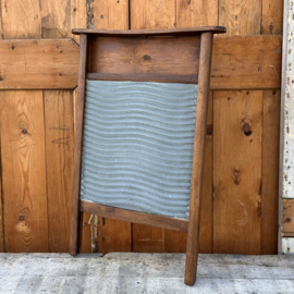 Wasbord hout met zink antiek VERKOCHT