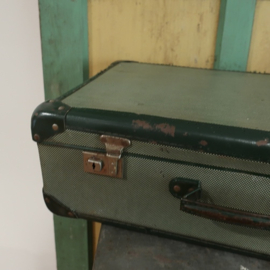 Koffer groen vintage retro origineel VERKOCHT