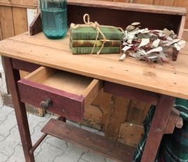 Kaptafel hal tafel origineel hout VERKOCHT