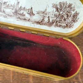 Lepel doos blikje Douwe Egberts 1954 VERKOCHT