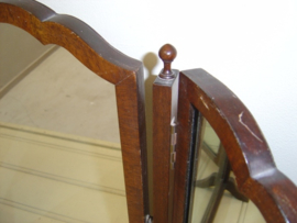Spiegel type drieluik 80,5 x 60 Engeland VERKOCHT