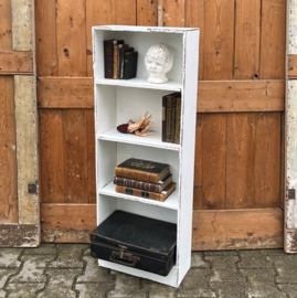 Boekenkast schappenkast wit 103 cm Engeland